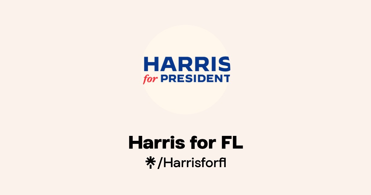 Harris for FL | Linktree